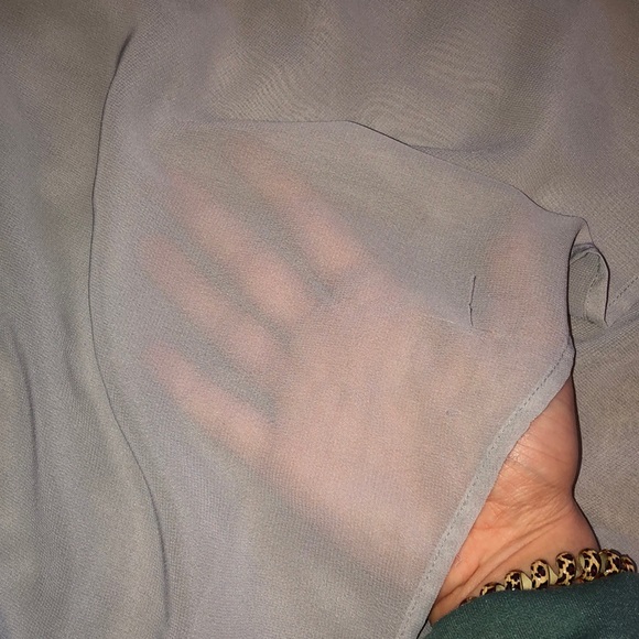 Maurices Light Grey Blouse - Picture 6 of 6